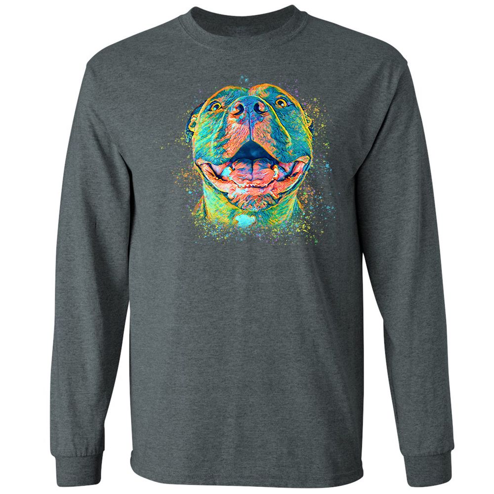 Long Sleeve T-Shirt - 6X2UKE8J - Dark Heather - 15