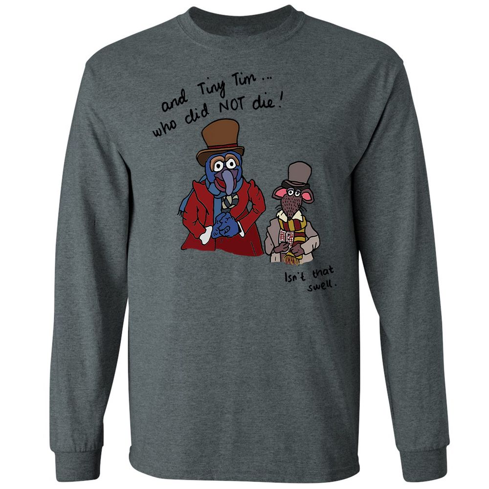 Long Sleeve T-Shirt - QLGNBJAZ - Dark Heather - 15