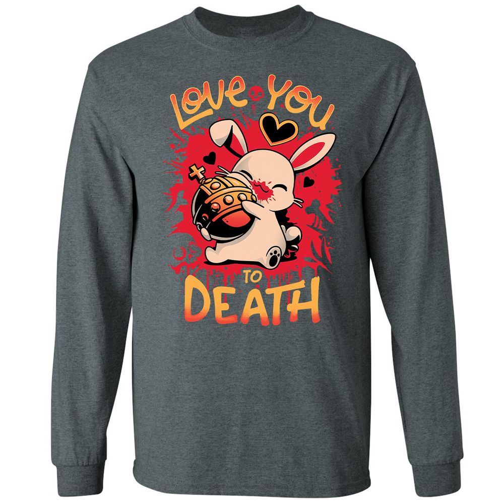 Long Sleeve T-Shirt - 1X7NL3FJ - Dark Heather - 15