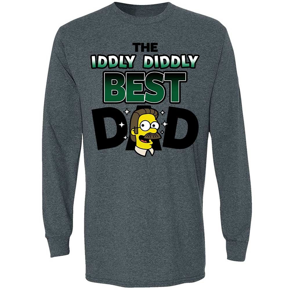 The Iddly diddly best dad - Dark Heather - 15