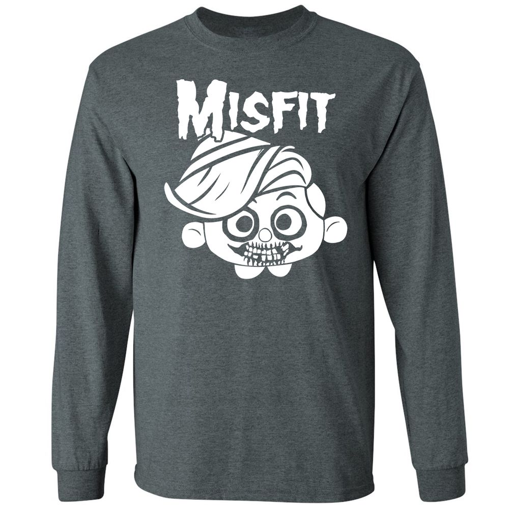 Long Sleeve T-Shirt - CKY2H4NH - Dark Heather - 15