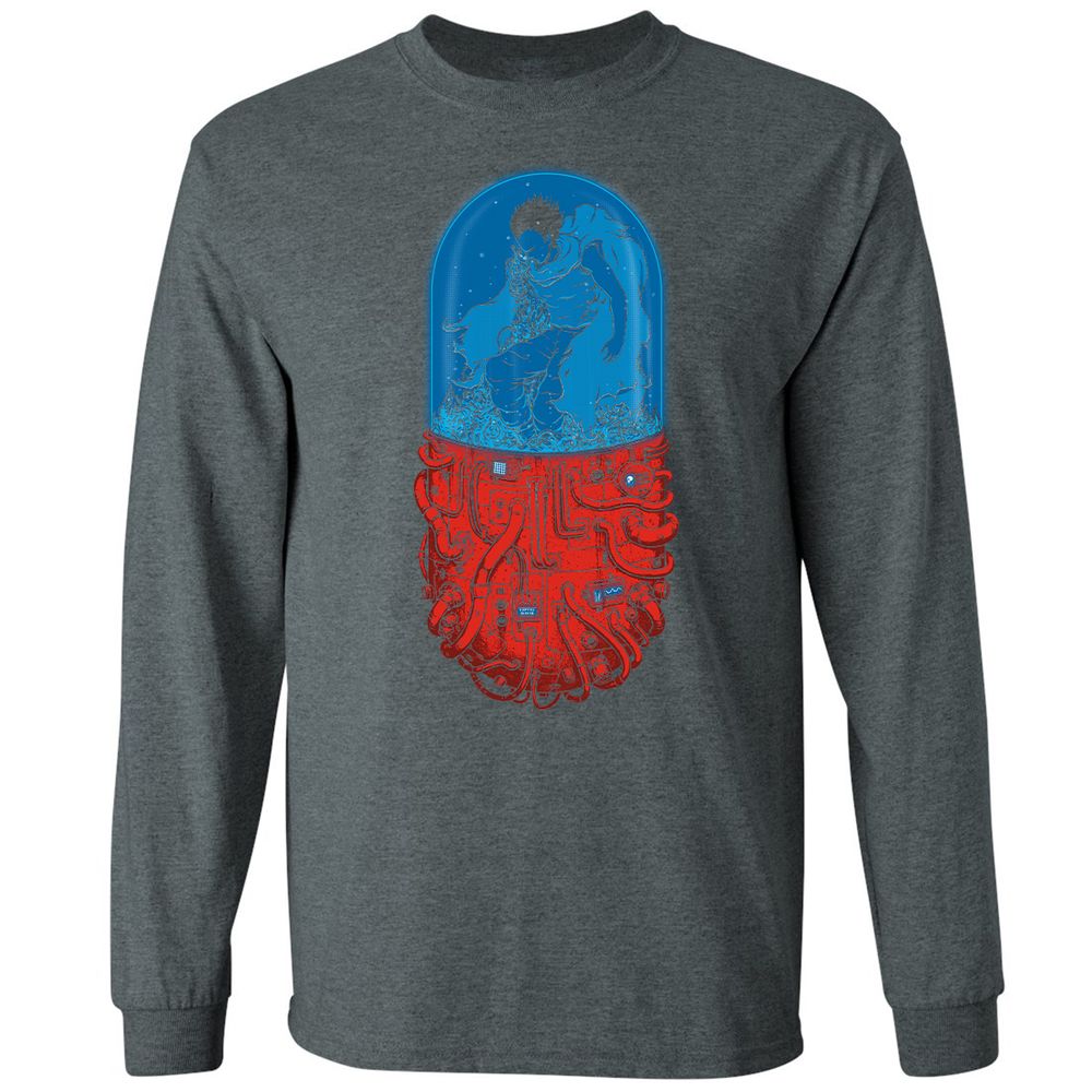 Long Sleeve T-Shirt - 2XMUPGBV - Dark Heather - 15