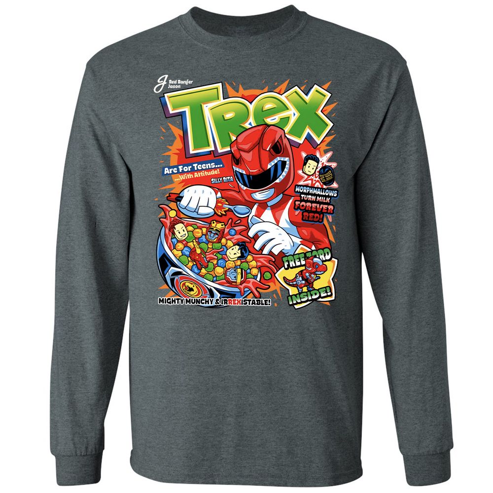 Long Sleeve T-Shirt - S4QWXD88 - Dark Heather - 15