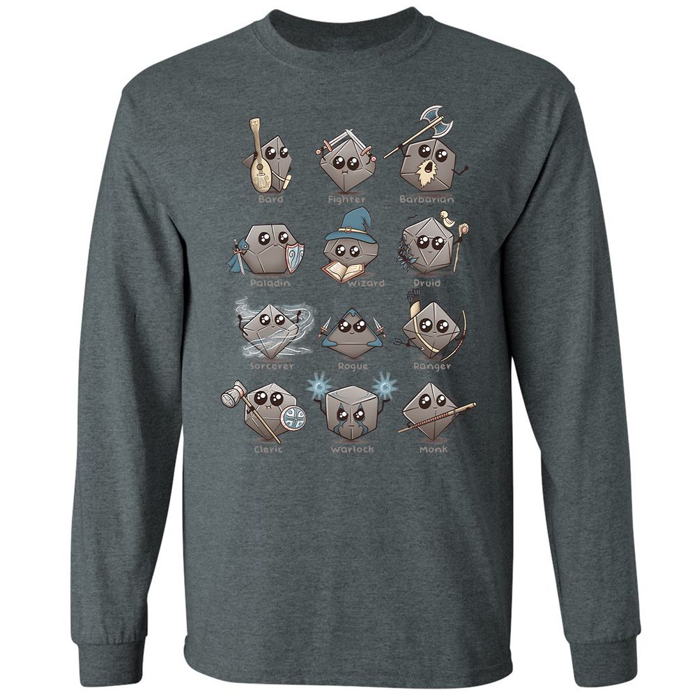 Long Sleeve T-Shirt - EZEQNUFY - Dark Heather - 15