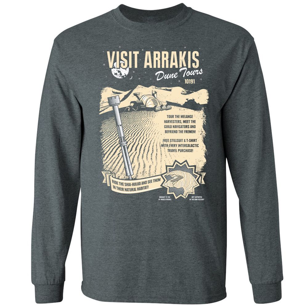 Long Sleeve T-Shirt - ESCYKVB7 - Dark Heather - 15