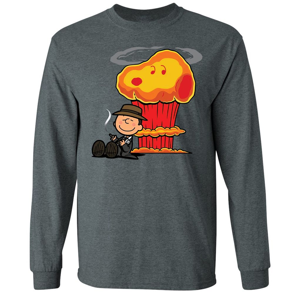 Long Sleeve T-Shirt - 3CUQQ5U8 - Dark Heather - 15