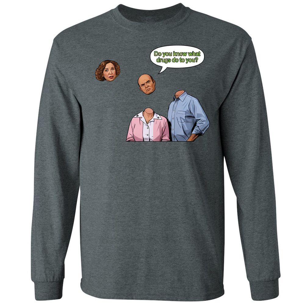 Long Sleeve T-Shirt - L466CKL9 - Dark Heather - 15