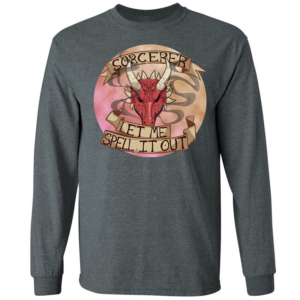 Long Sleeve T-Shirt - 6JVX4GMC - Dark Heather - 15