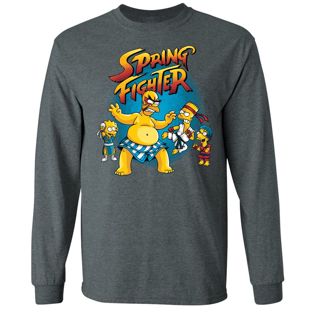 Long Sleeve T-Shirt - LXHBHMV4 - Dark Heather - 15