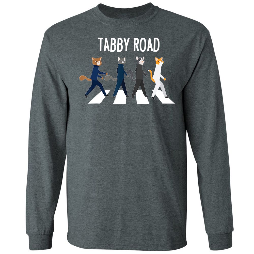 Long Sleeve T-Shirt - 8L5VSPGZ - Dark Heather - 15