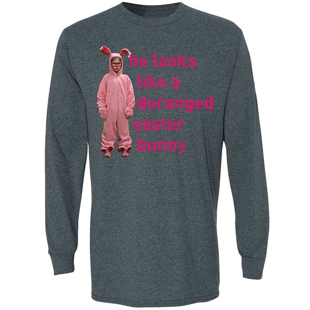 He Looks Like a Deranged Easter Bunny - Dark Heather - 15