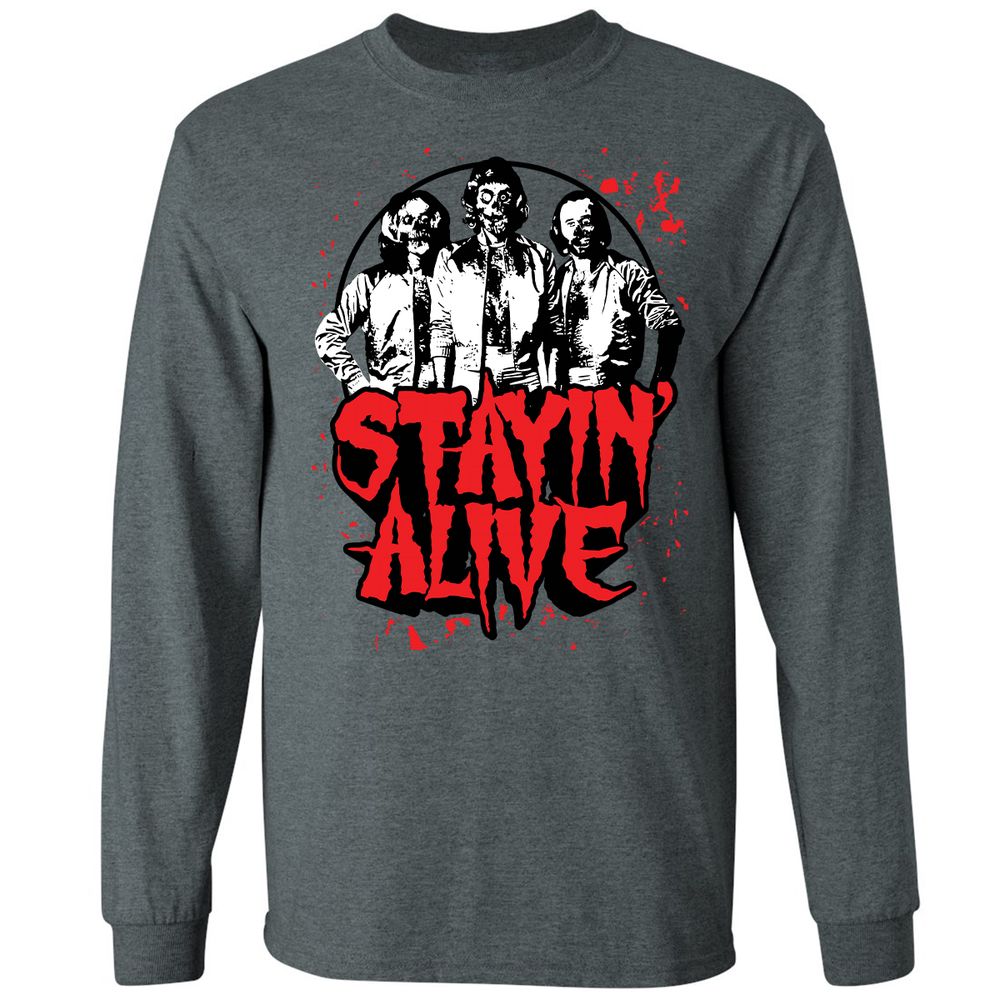 Bee Gees Stay Alive - Dark Heather - 15