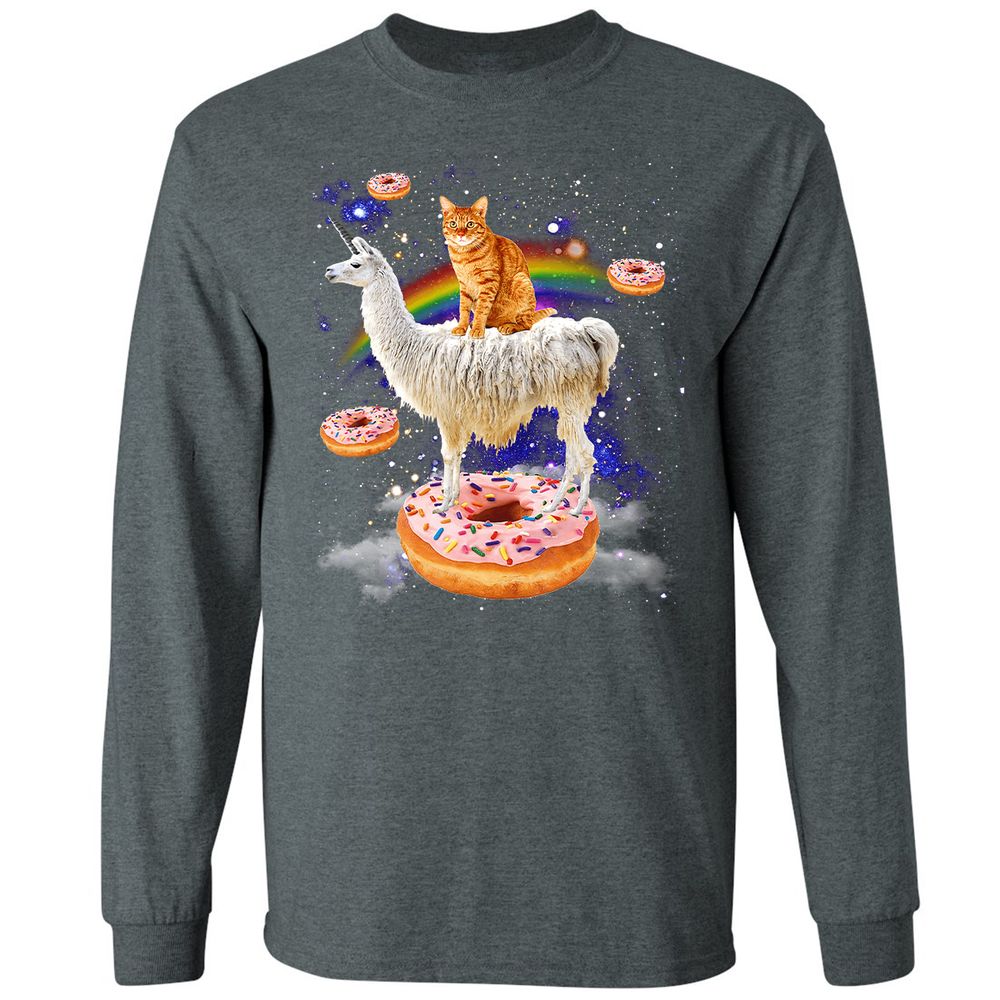 Long Sleeve T-Shirt - 87Y31KSB - Dark Heather - 15