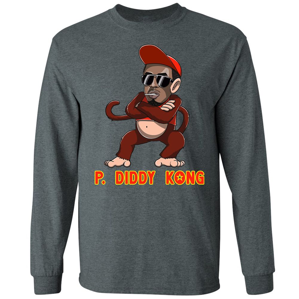 Long Sleeve T-Shirt - 3Q8J9AB7 - Dark Heather - 15