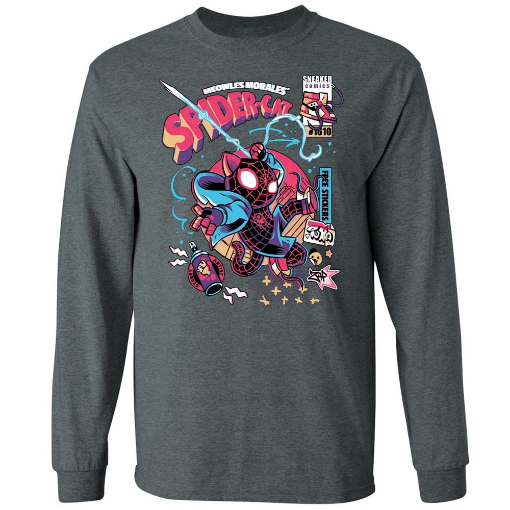 Long Sleeve T-Shirt - MVNJP713 - Dark Heather - 15