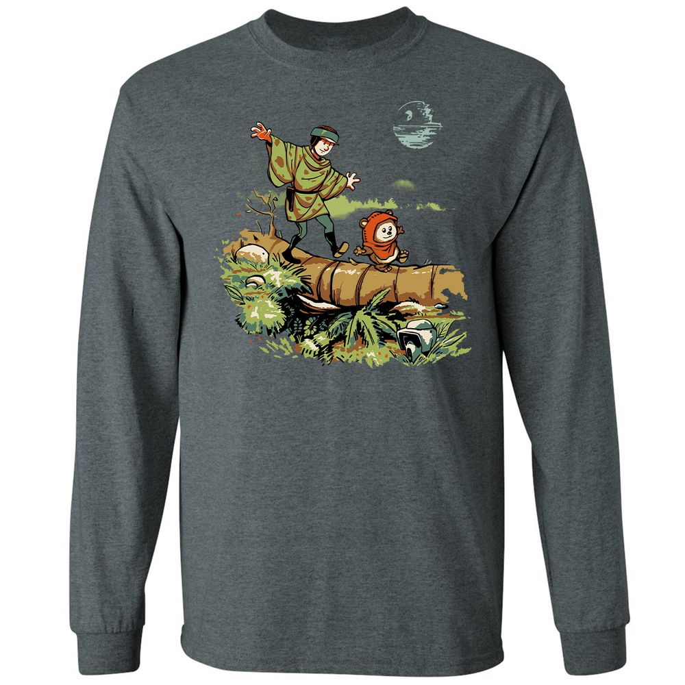 Long Sleeve T-Shirt - P4KFTRH5 - Dark Heather - 15