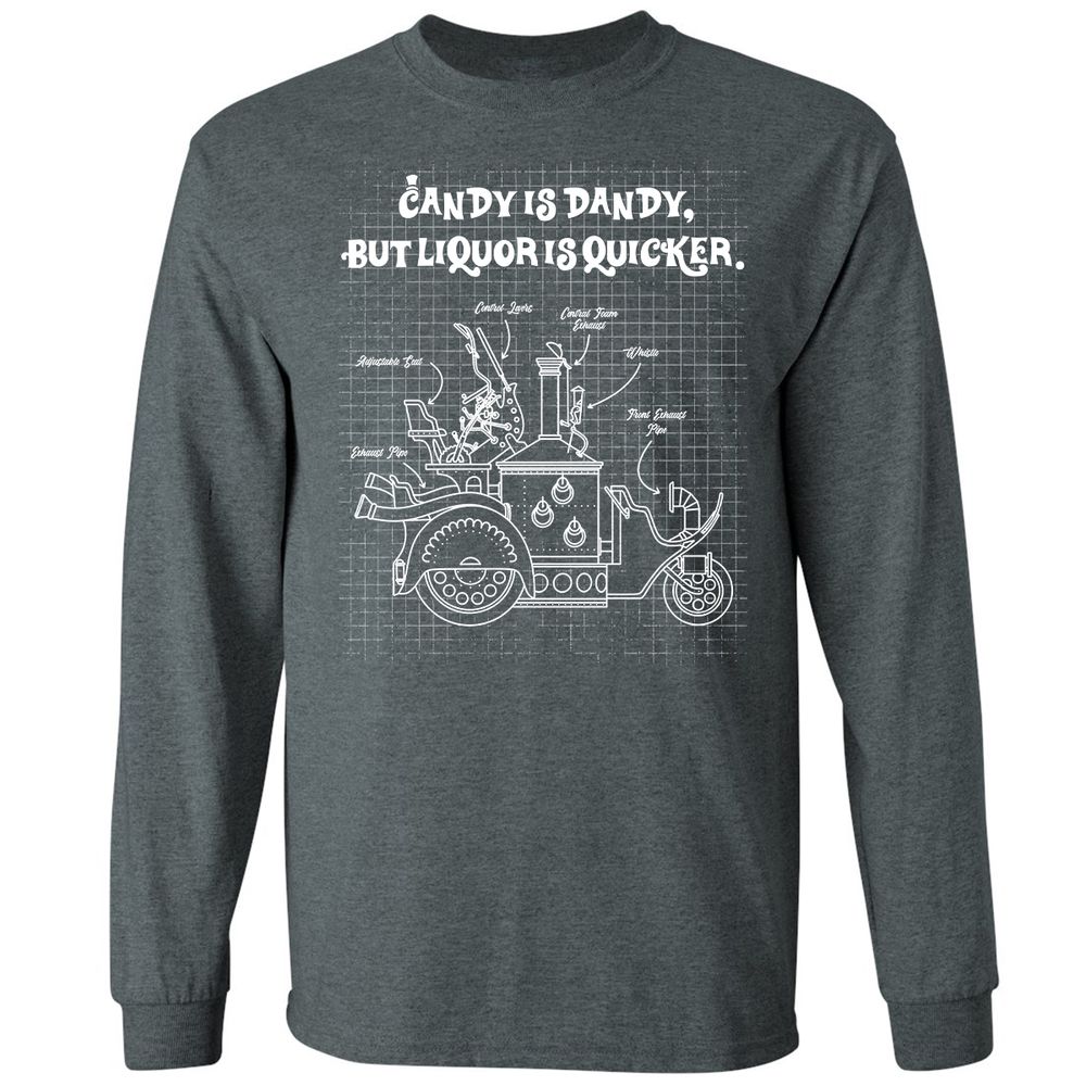 Long Sleeve T-Shirt - R3C1JUS8 - Dark Heather - 15