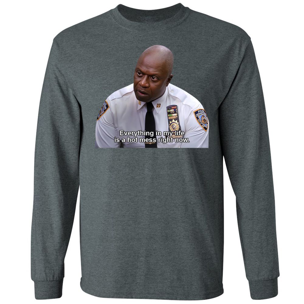 Long Sleeve T-Shirt - 24RYH3TY - Dark Heather - 15