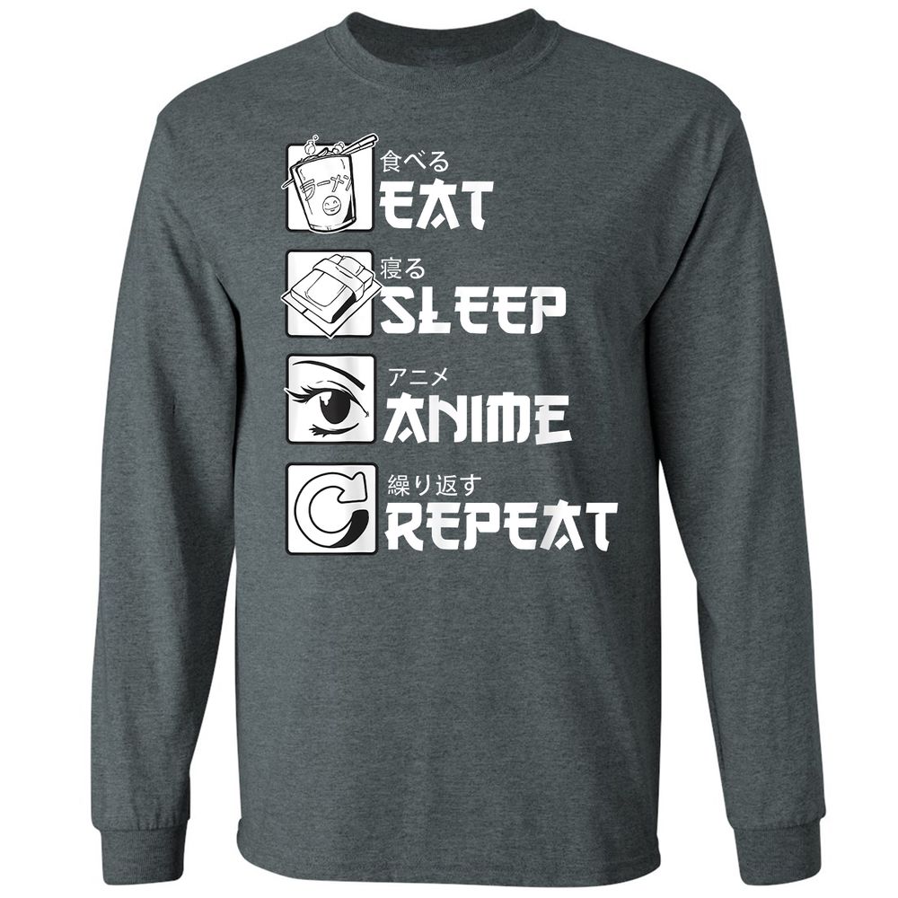 Long Sleeve T-Shirt - XR2PAX9W - Dark Heather - 15