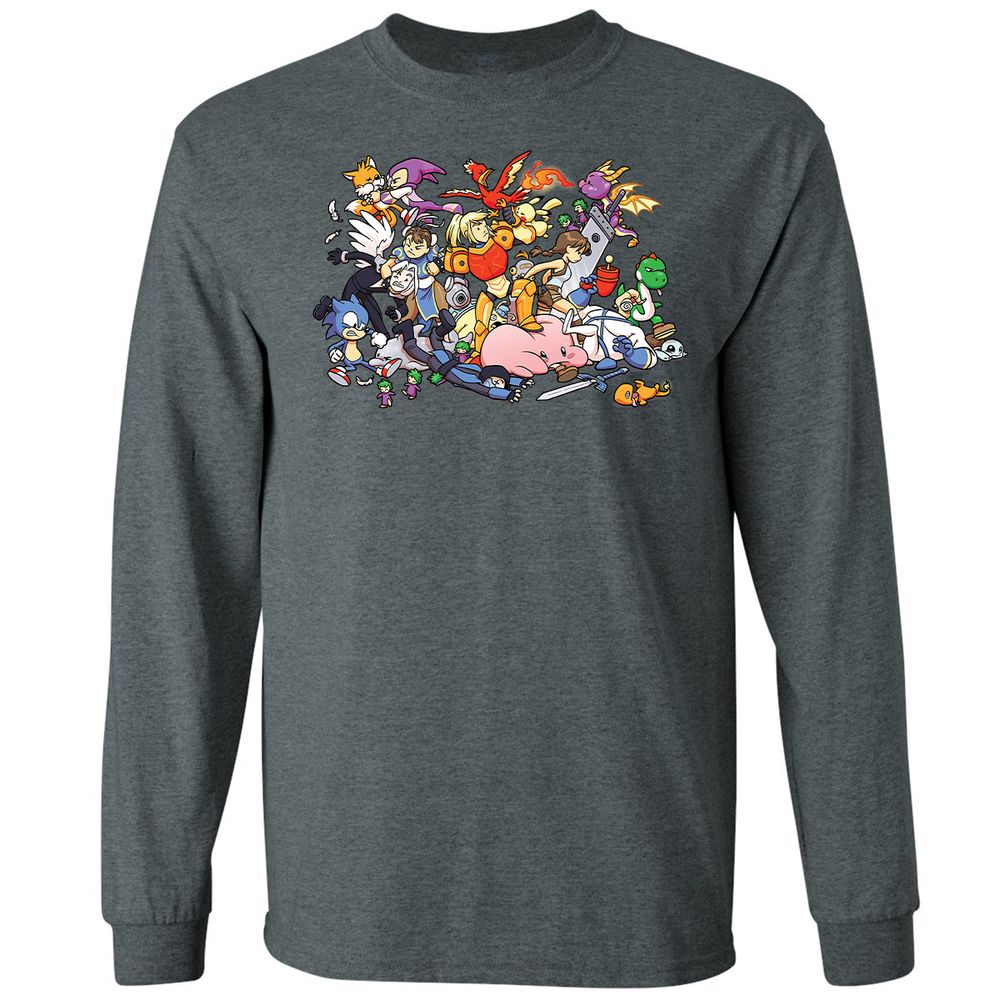 Long Sleeve T-Shirt - 3LBWRNG9 - Dark Heather - 15