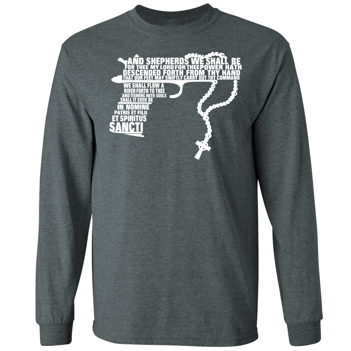 Long Sleeve T-Shirt - P5L9X959 - Dark Heather - 15