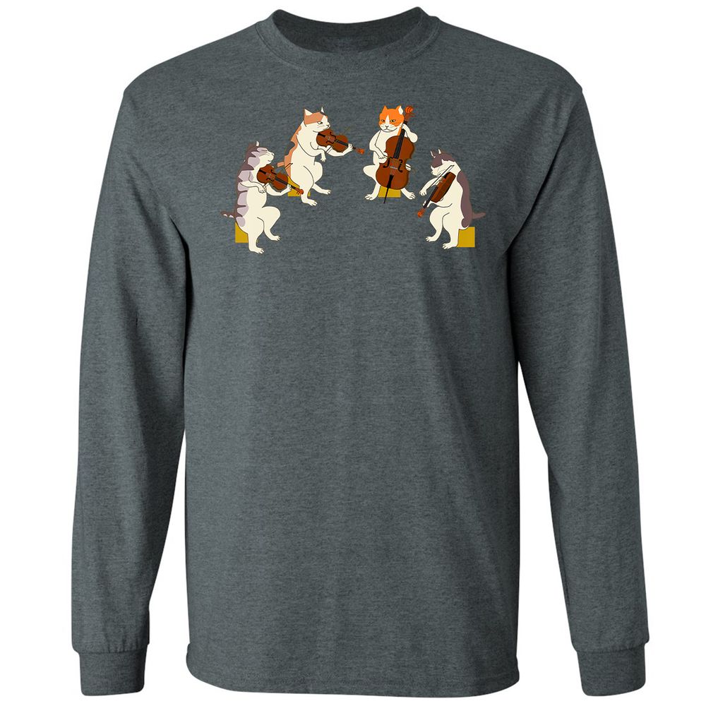 Long Sleeve T-Shirt - V2KNZXWS - Dark Heather - 15