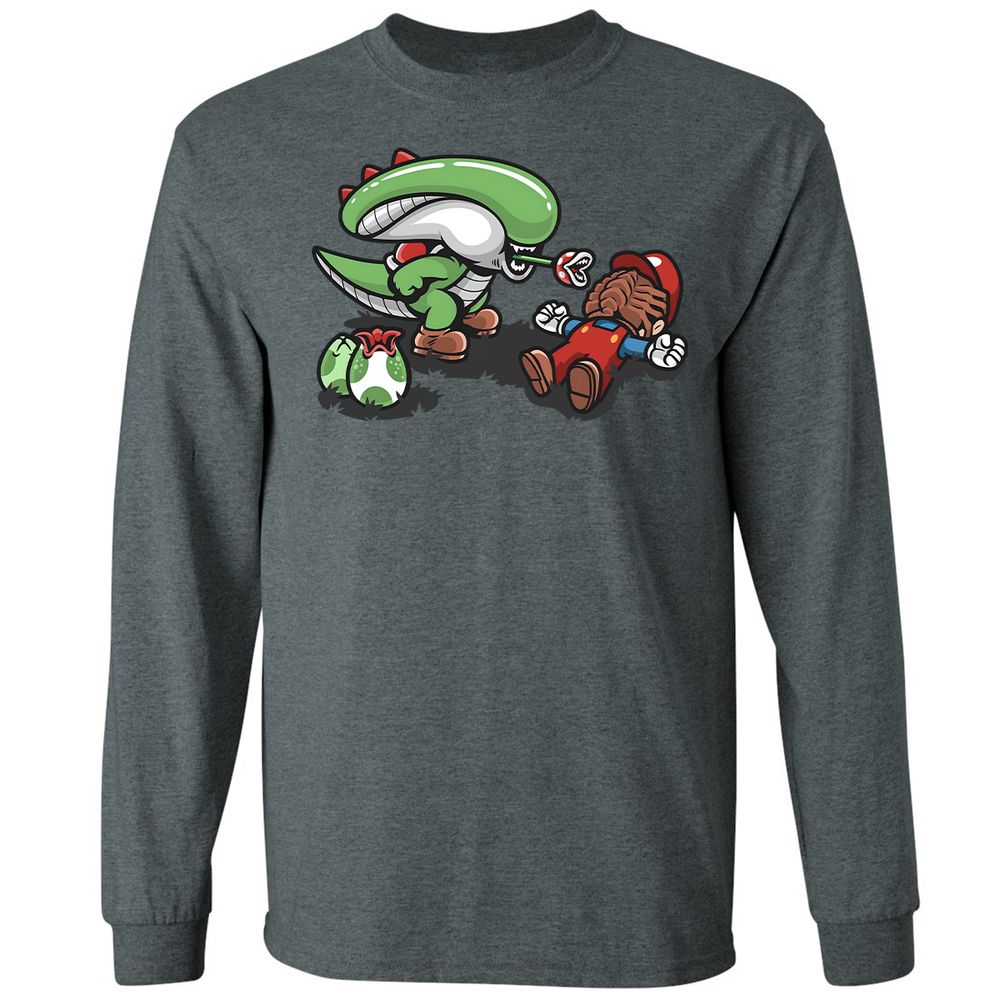 Long Sleeve T-Shirt - GQC4BKFS - Dark Heather - 15