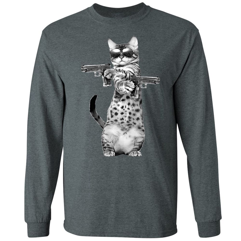 Long Sleeve T-Shirt - B5C38VUT - Dark Heather - 15