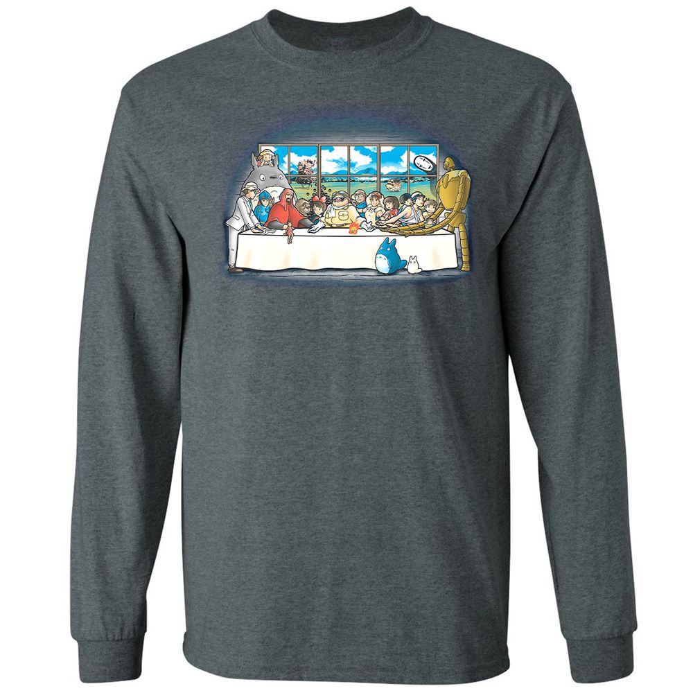 Long Sleeve T-Shirt - BY8ZH7GC - Dark Heather - 15