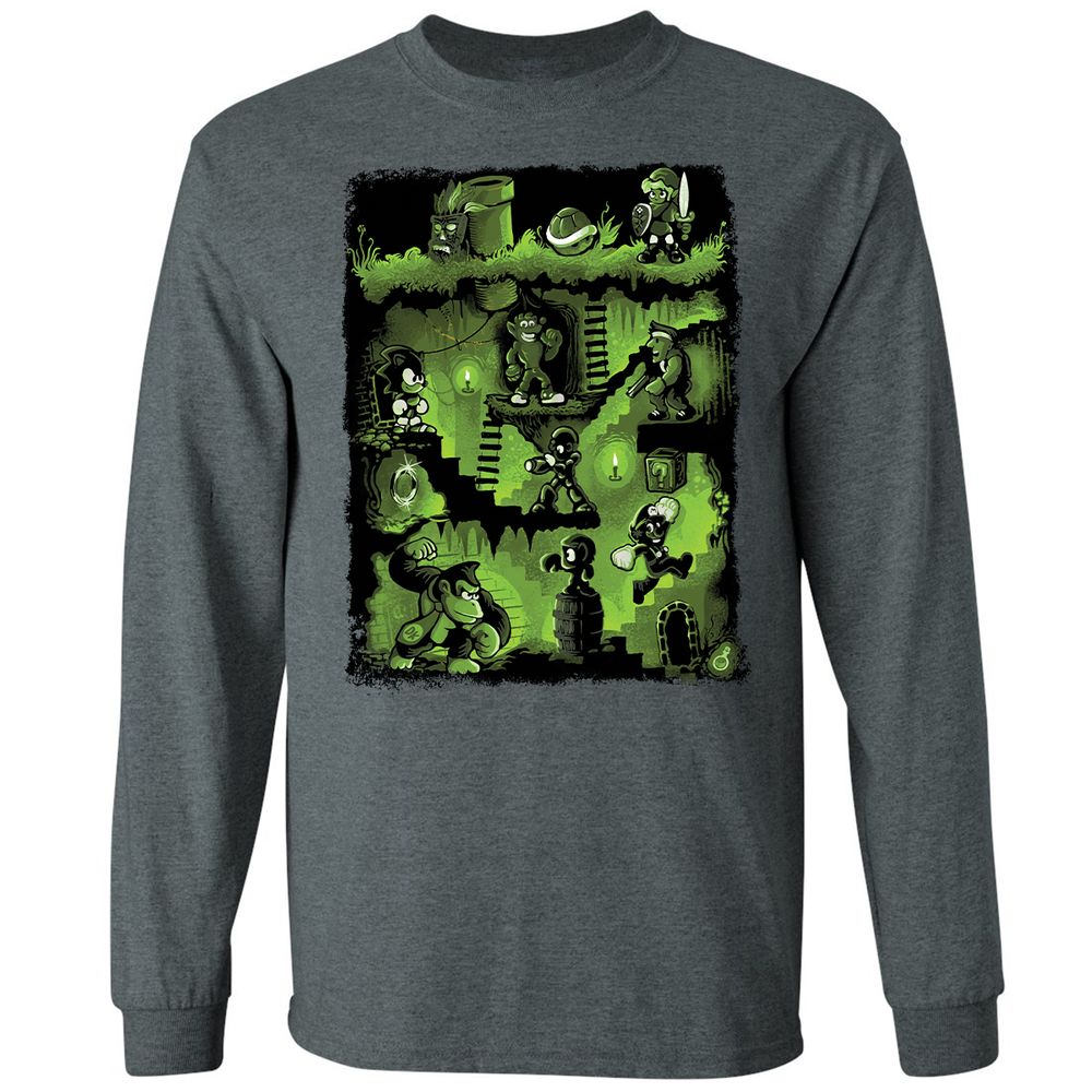 Long Sleeve T-Shirt - 2PY8ZN9R - Dark Heather - 15