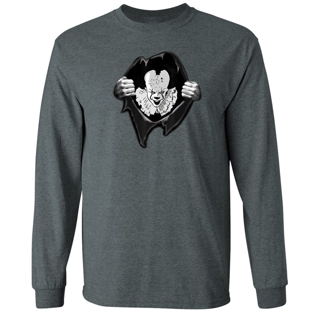 Long Sleeve T-Shirt - GQSXEAGN - Dark Heather - 15