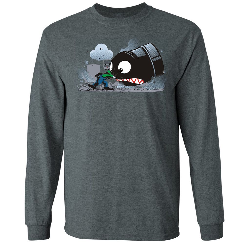 Long Sleeve T-Shirt - 9VVQ4JHY - Dark Heather - 15
