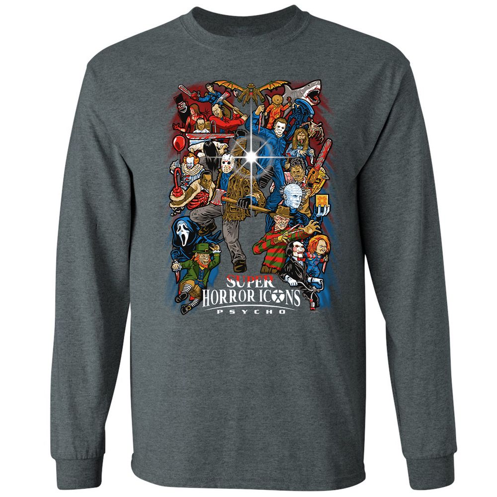 Long Sleeve T-Shirt - B8H2SJSL - Dark Heather - 15