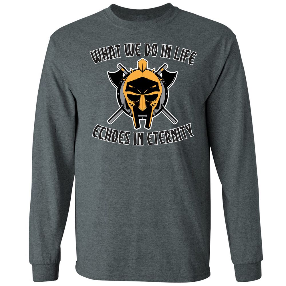 Long Sleeve T-Shirt - GY4HE3U3 - Dark Heather - 15