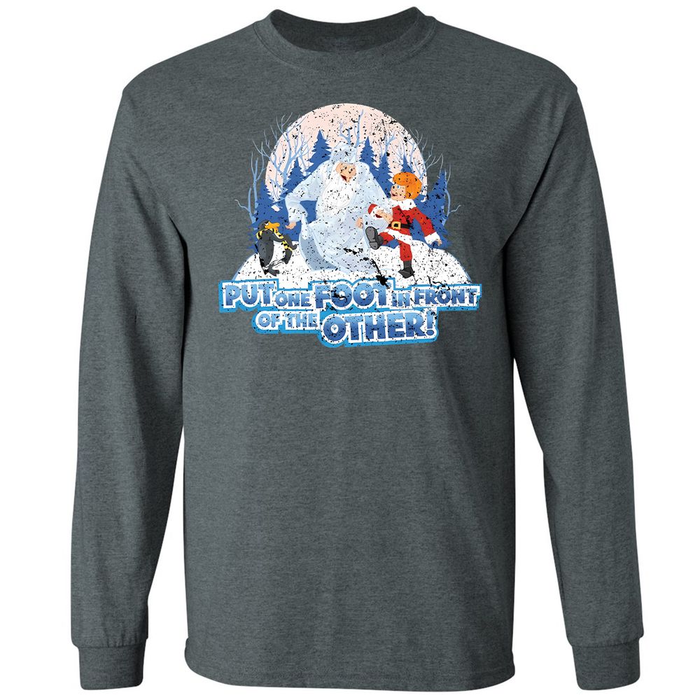 Long Sleeve T-Shirt - T162D9DQ - Dark Heather - 15