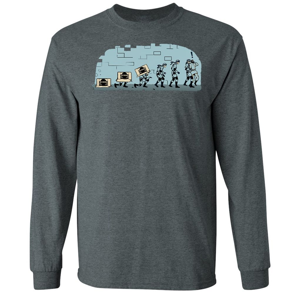 Long Sleeve T-Shirt - QNMARLS7 - Dark Heather - 15