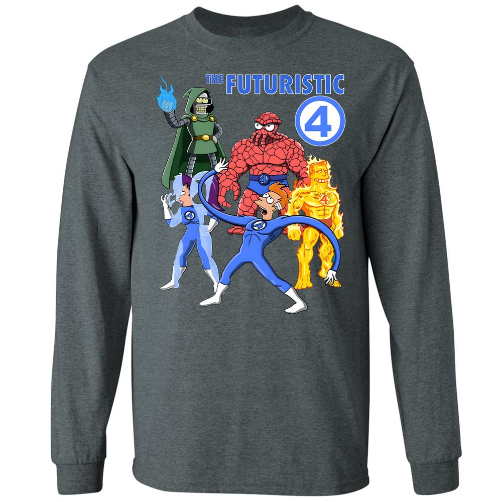 Long Sleeve T-Shirt - RXZ95WC1 - Dark Heather - 15