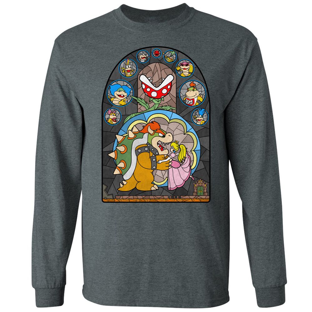 Long Sleeve T-Shirt - JJ9KBT37 - Dark Heather - 15