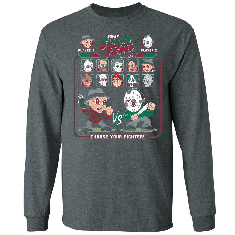 Long Sleeve T-Shirt - K6NHK8GR - Dark Heather - 15