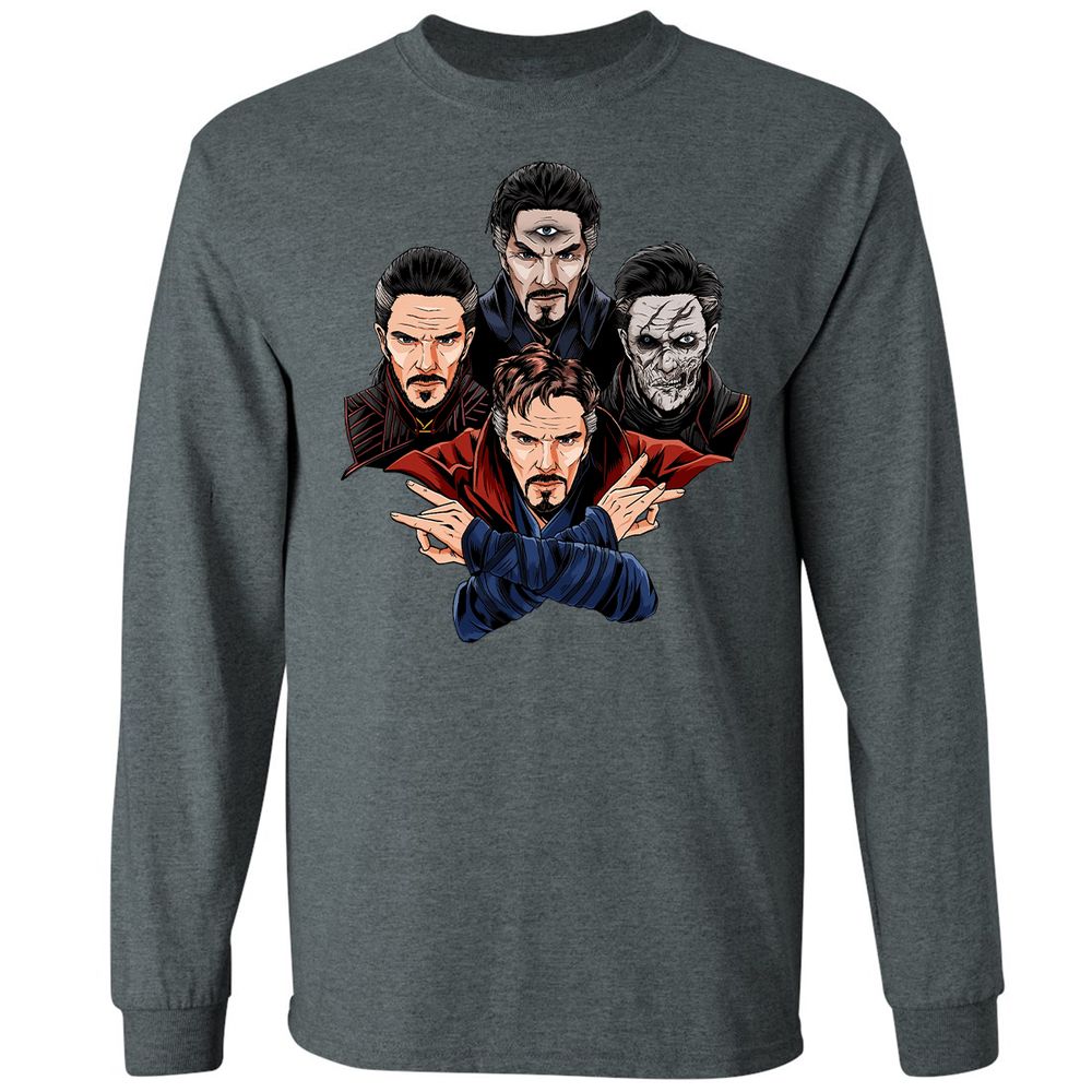 Long Sleeve T-Shirt - AZRA7AEW - Dark Heather - 15