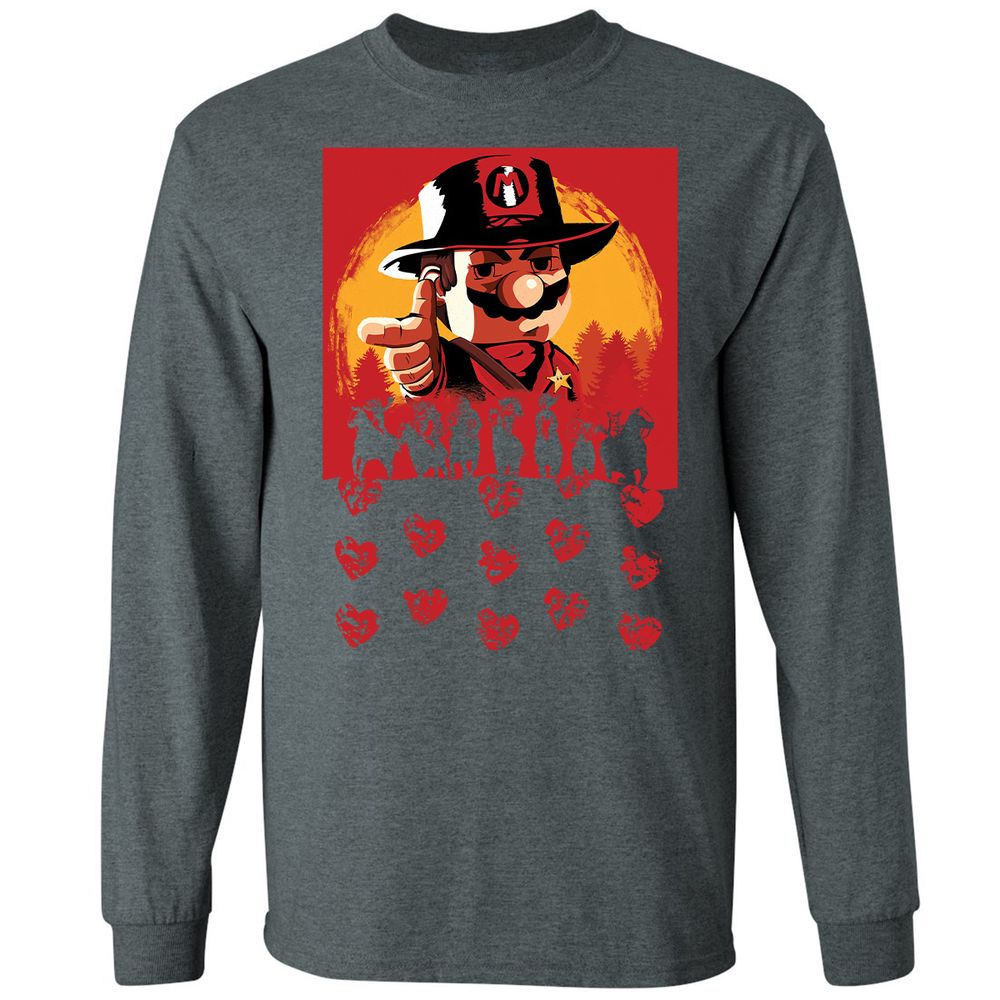 Long Sleeve T-Shirt - GF49FUM4 - Dark Heather - 15