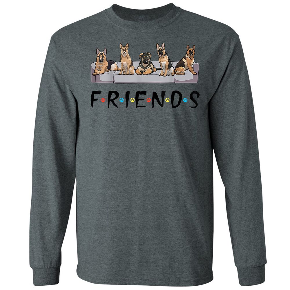 Long Sleeve T-Shirt - UGXQ3ZMU - Dark Heather - 15