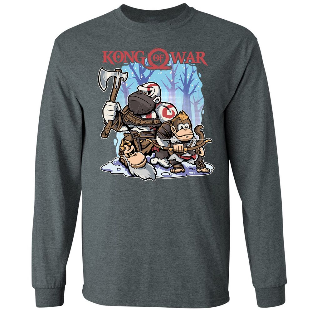 Long Sleeve T-Shirt - HT3FHPSQ - Dark Heather - 15