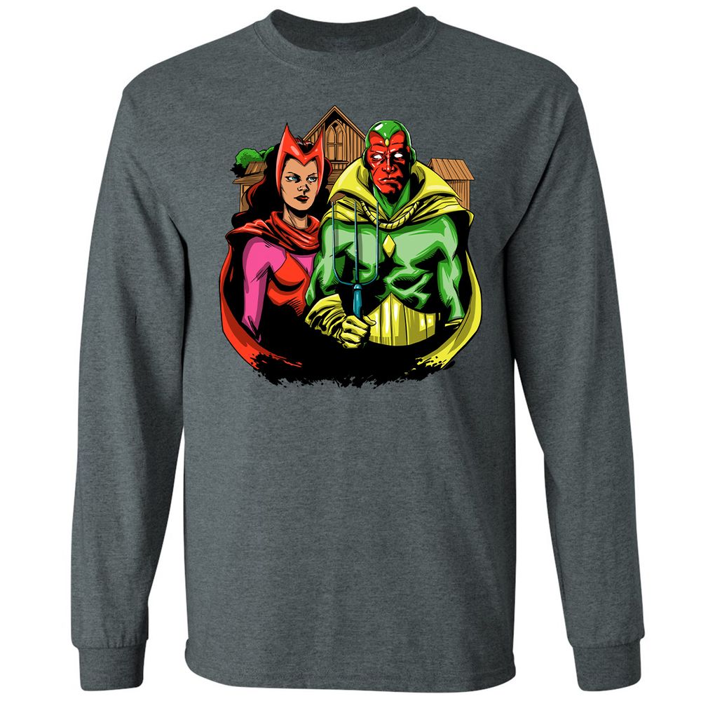 Long Sleeve T-Shirt - XSQTGYV9 - Dark Heather - 15