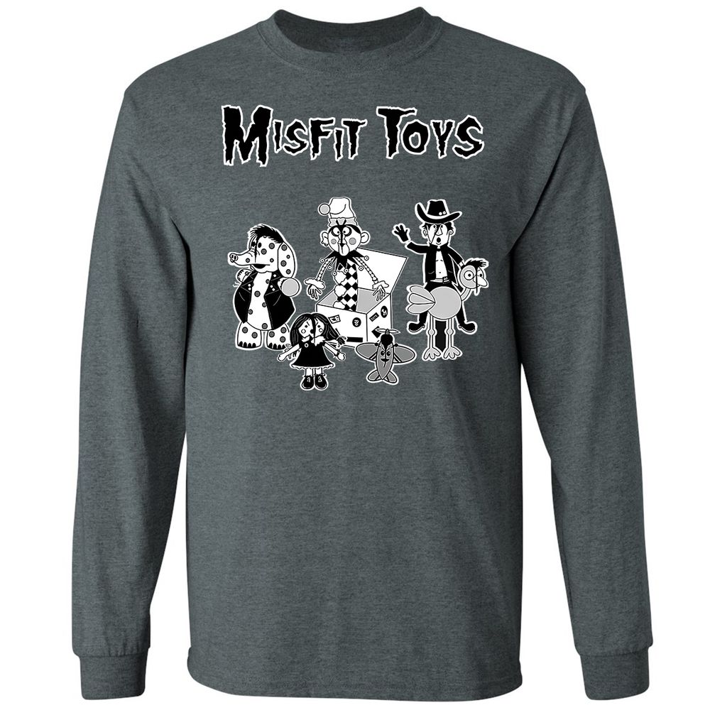 Long Sleeve T-Shirt - QFQV8SL2 - Dark Heather - 15