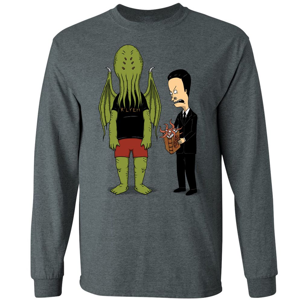 Long Sleeve T-Shirt - 8MC71HMX - Dark Heather - 15