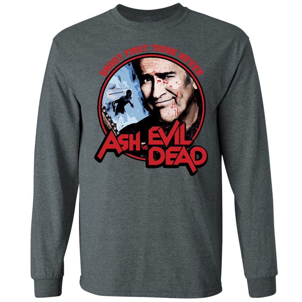 Long Sleeve T-Shirt - LFHJND7F - Dark Heather - 15