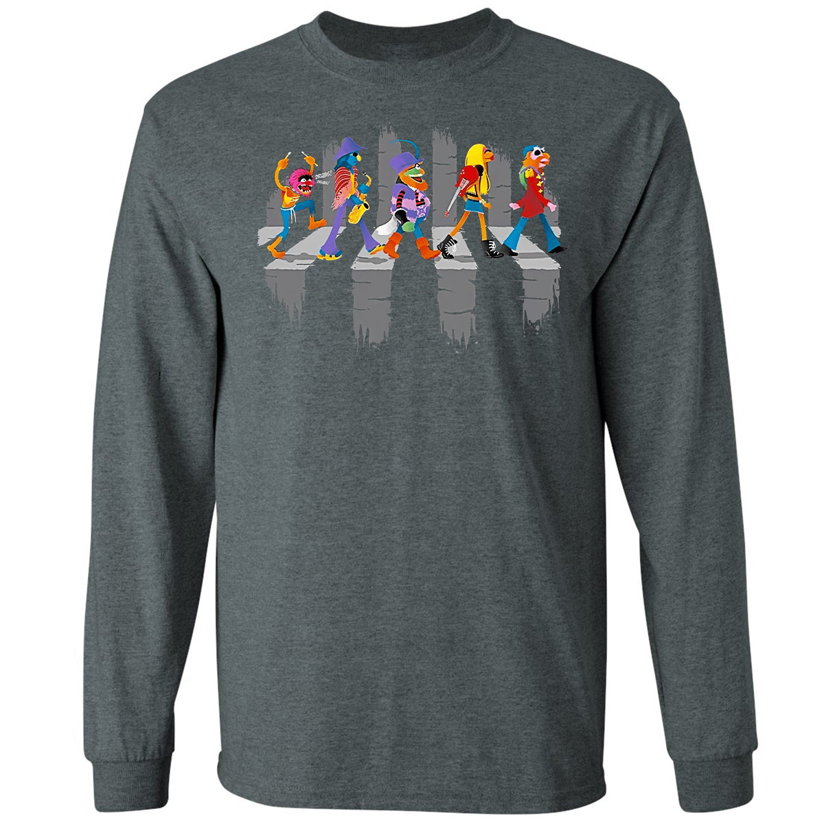 Long Sleeve T-Shirt - SRMFUGUP - Dark Heather - 15