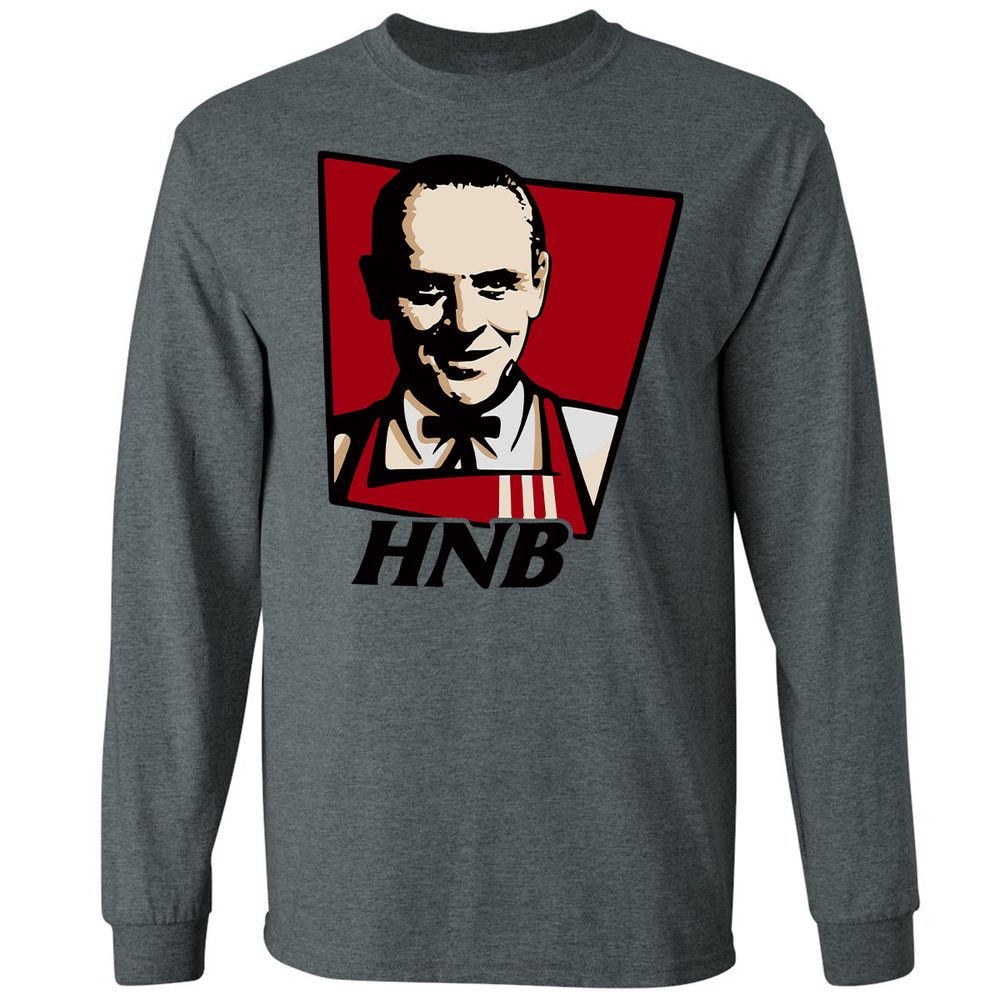 Long Sleeve T-Shirt - 7K7NPD7Q - Dark Heather - 15