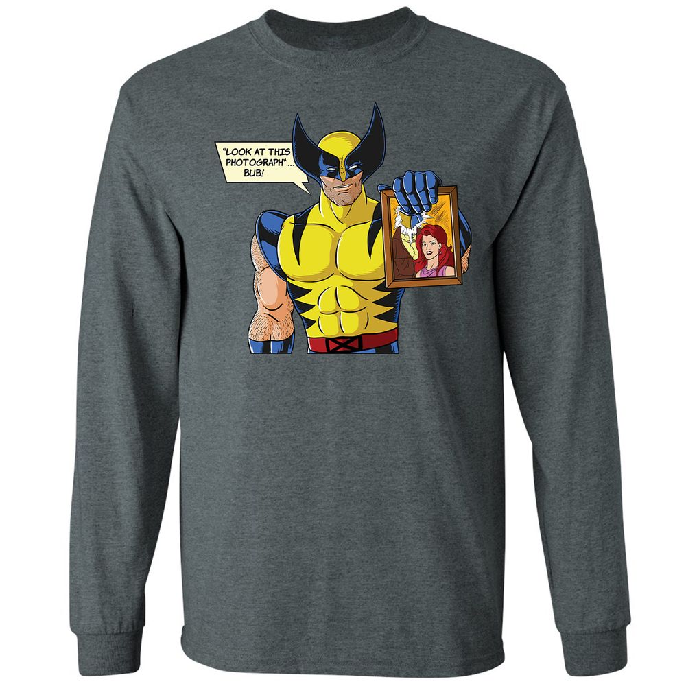 Long Sleeve T-Shirt - A8XF7L93 - Dark Heather - 15